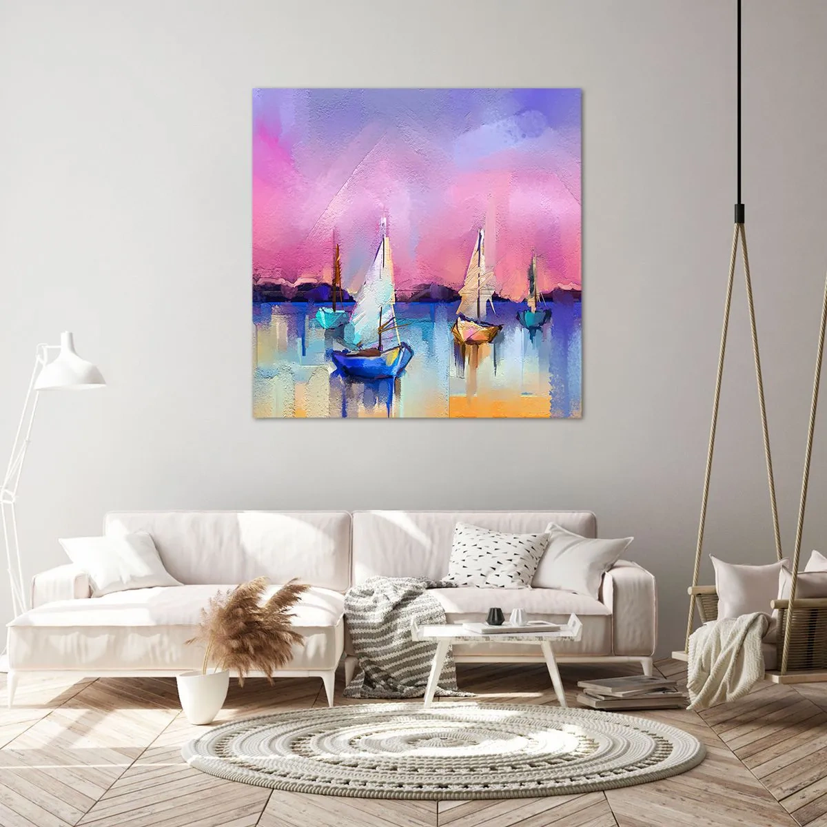 Obraz na plátně - Směr: široké vody - 60x60 cm