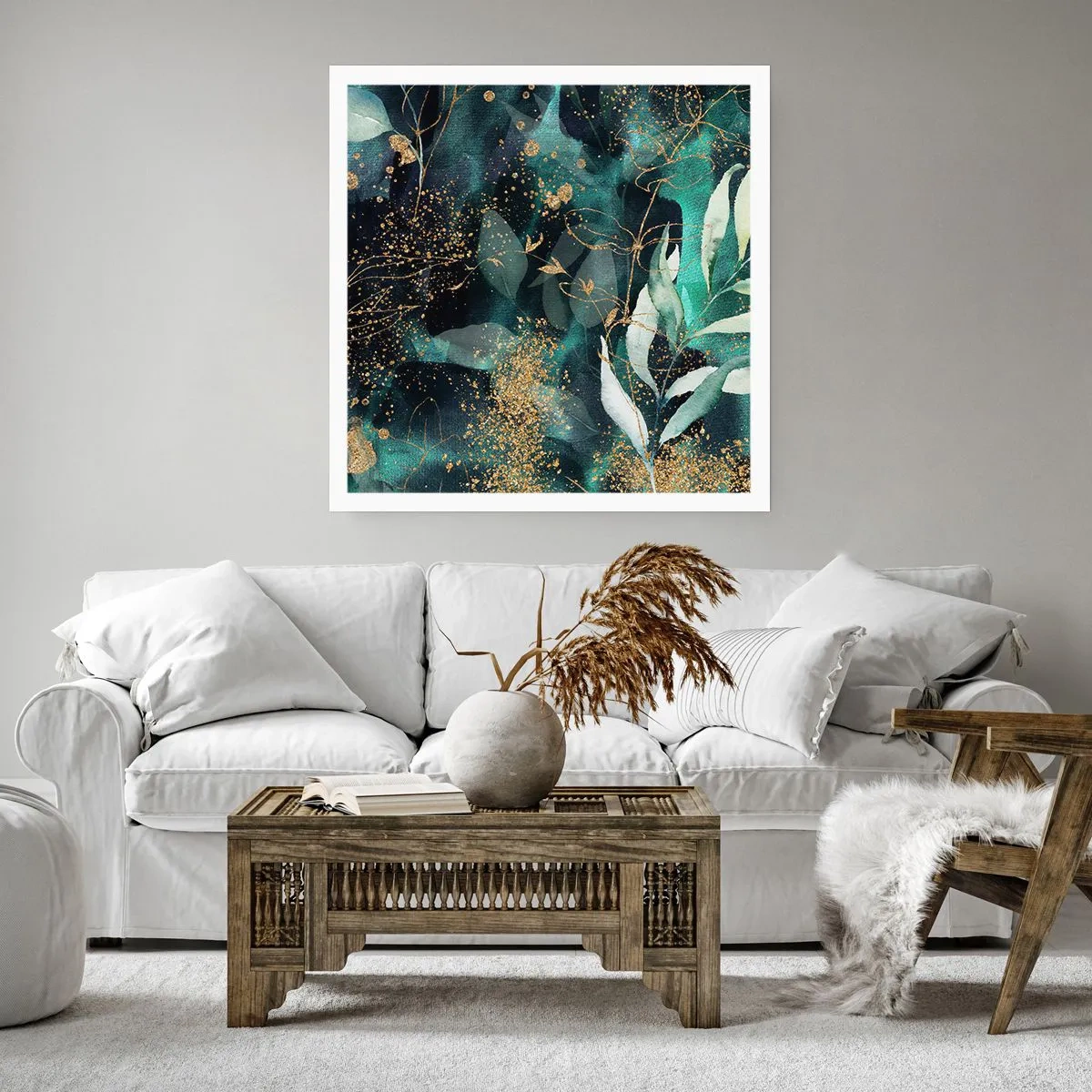 Plakát - Kouzelná zahrada - 30x30 cm