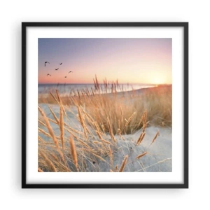 Plakát v černém rámu - Baltská ukolébavka - 50x50 cm