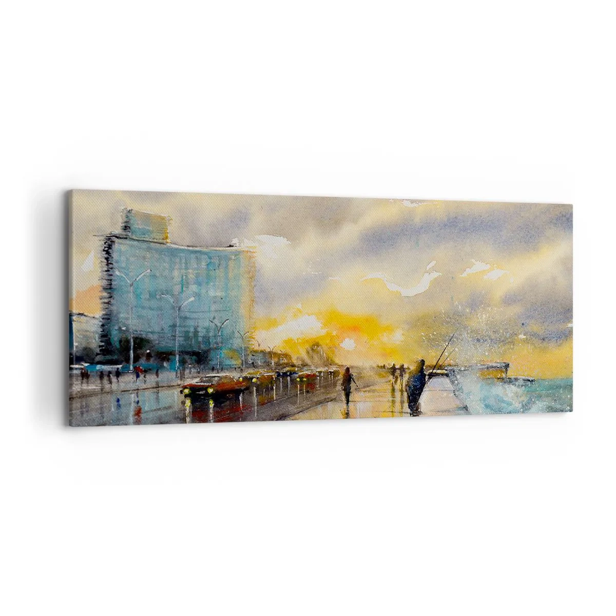 Obraz na plátně - Život na pobřeží - 120x50 cm