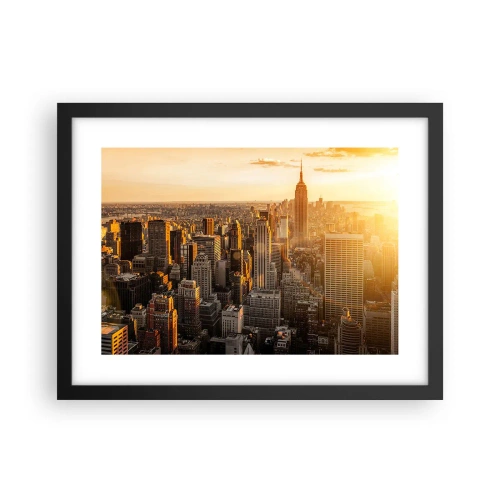 Plakát v černém rámu - Růst na slunci - 40x30 cm