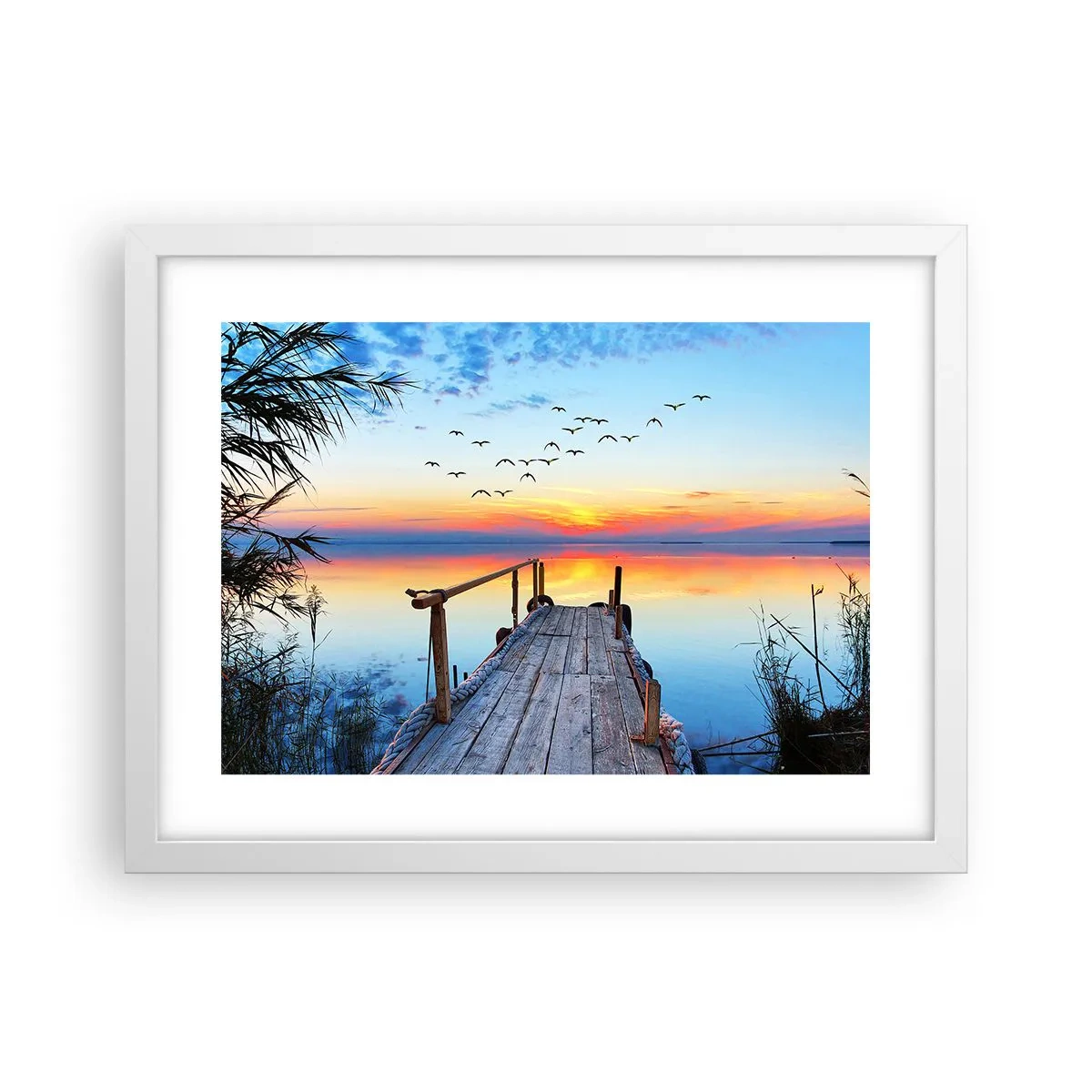Plakát v bílém rámu - Je čas vrátit se… - 40x30 cm