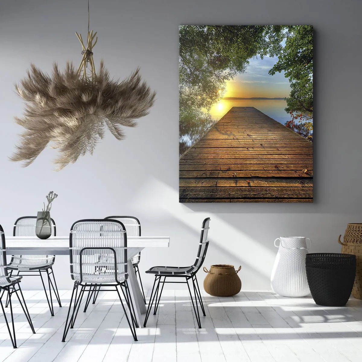 Obraz na plátně - Nespěchej, posaď se - 50x70 cm