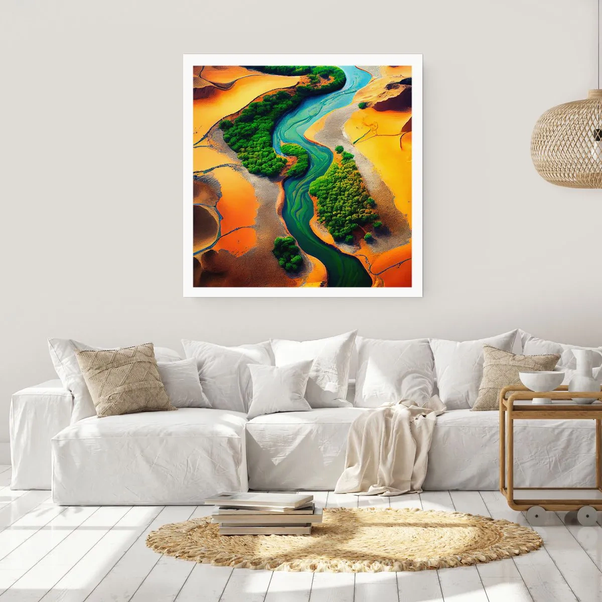 Plakát - Životodárná řeka - 40x40 cm
