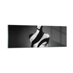 Obraz na skle - V záři i ve stínu - 90x30 cm