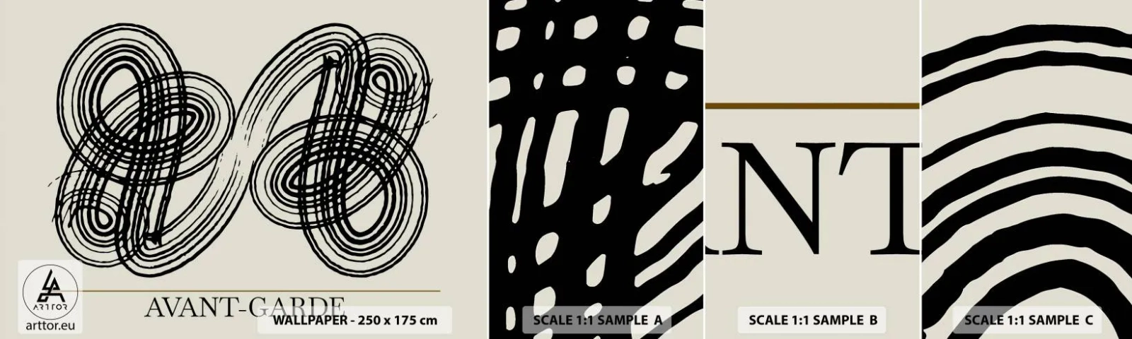 Vzor Fototapety Samolepicí Deluxe Sticker - Vyšlo to spontánně - Minimalismus, skandinávský, Psaní - 100x30 cm