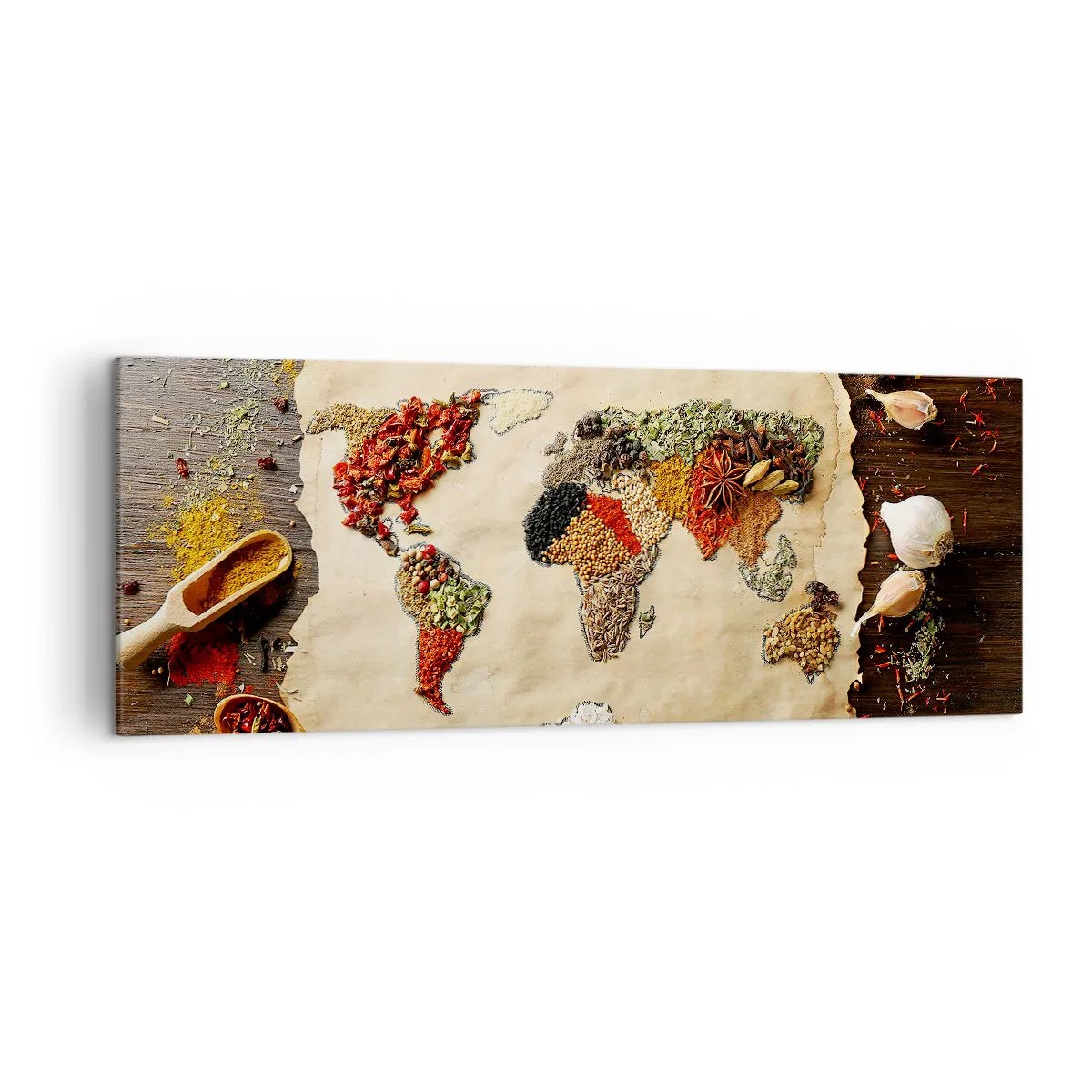 Obraz na plátně - Všechny chutě světa - 140x50 cm