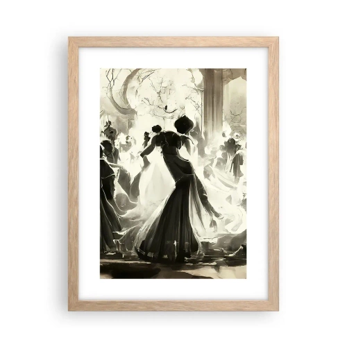 Plakát v rámu světlý dub - Velká maškaráda - 30x40 cm