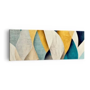 Obraz na plátně - Rytmus a vlnění - 140x50 cm