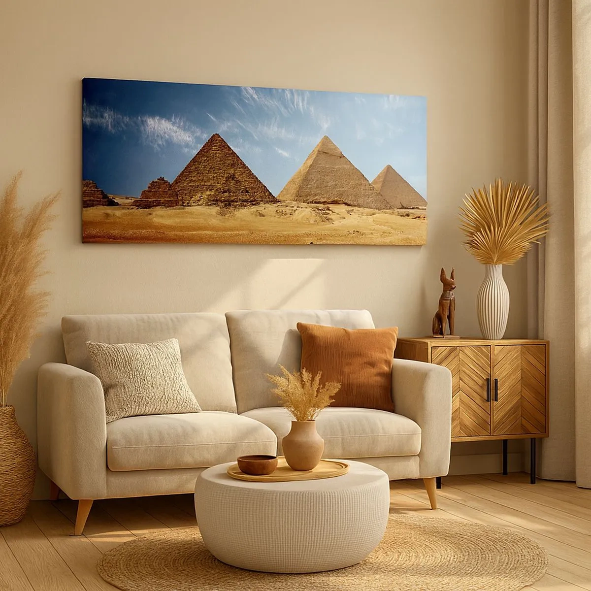 Obraz na plátně - 40 století se na vás dívá - 100x40 cm