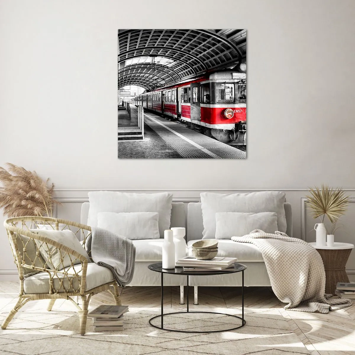 Obraz na skle - Možná je to životní cesta? - 70x70 cm