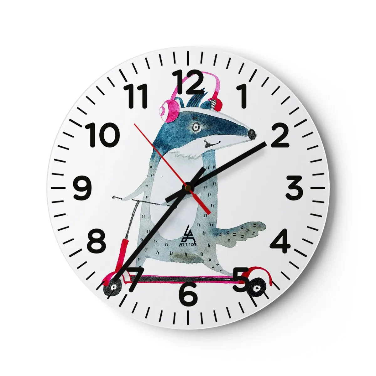 Nástěnné hodiny - Jezevčí radosti - 40x40 cm