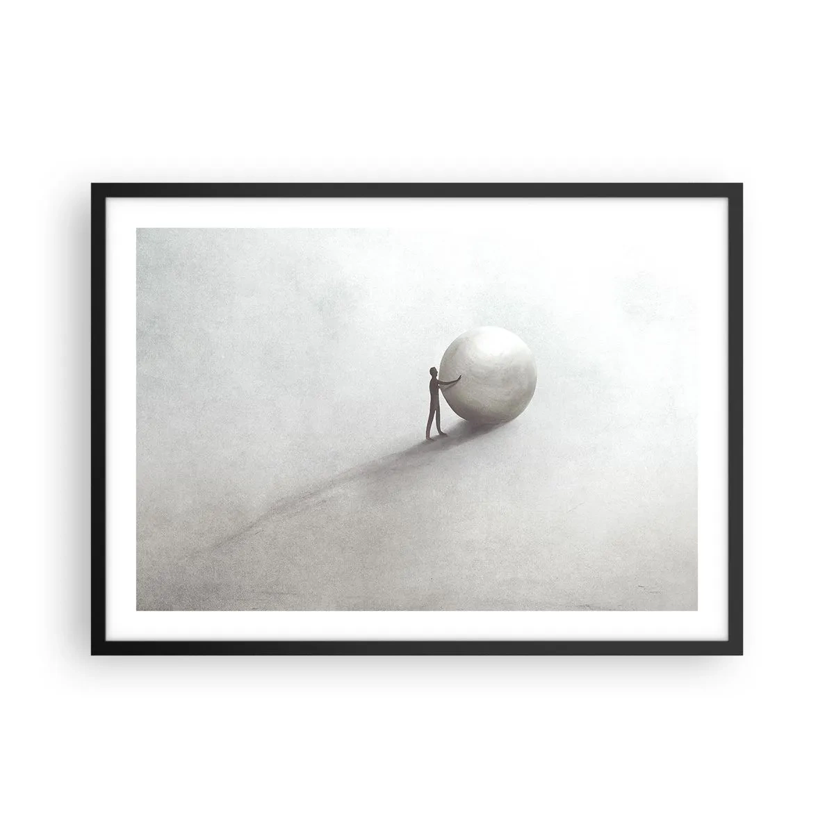 Plakát v černém rámu - Hra života - 70x50 cm