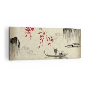 Obraz na plátně - V zemi kvetoucích třešní - 100x40 cm