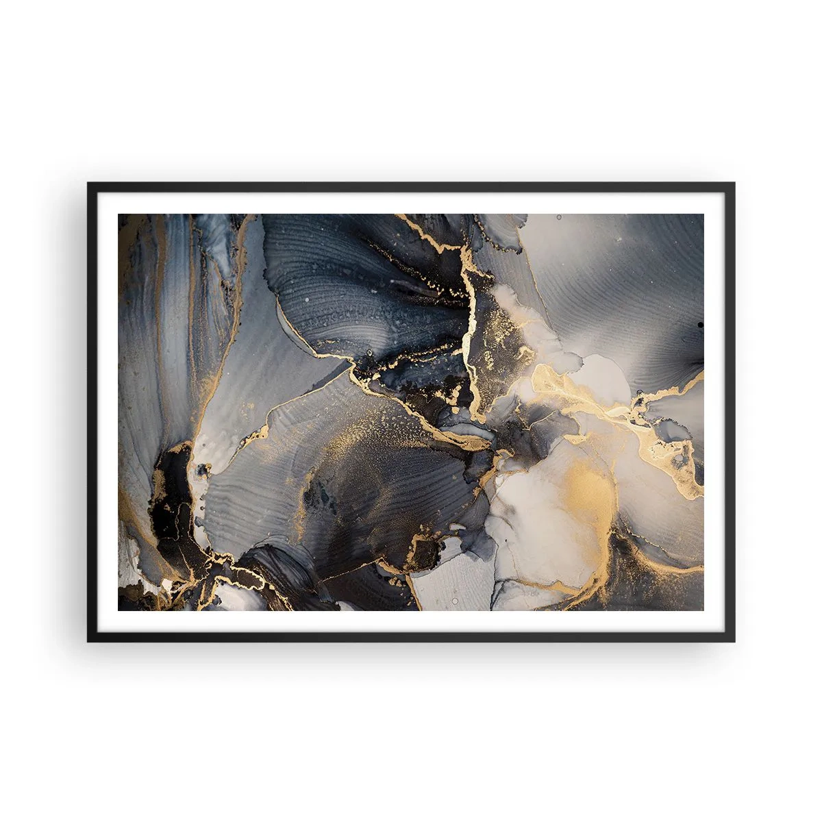 Plakát v černém rámu - Život kamene - 100x70 cm