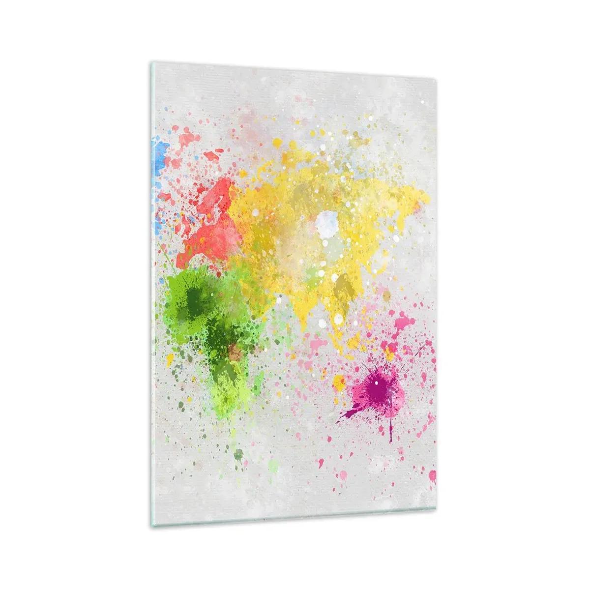 Obraz na skle - Všechny barvy světa - 80x120 cm