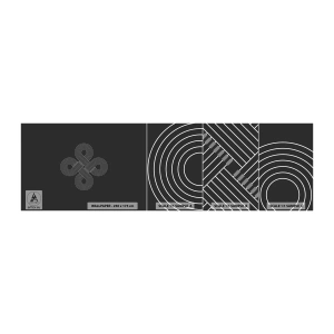 Vzor Fototapety Samolepicí Deluxe Sticker - V keltském duchu - Abstrakce, Kus, Minimalismus - 100x30 cm