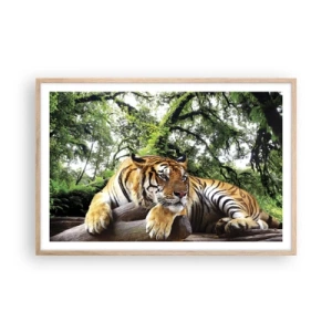 Plakát v rámu světlý dub - S úctou - 91x61 cm