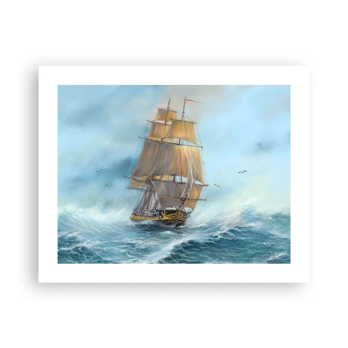 Plakát - Běžící po vlnách - 50x40 cm