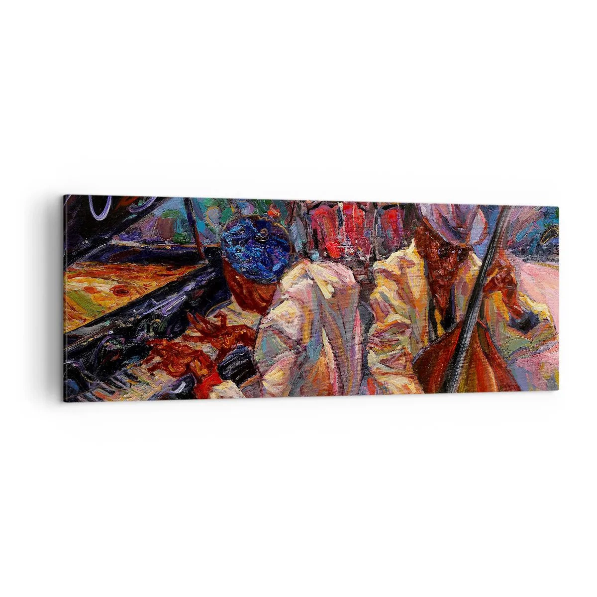 Obraz na plátně - V jednom rytmu - 140x50 cm