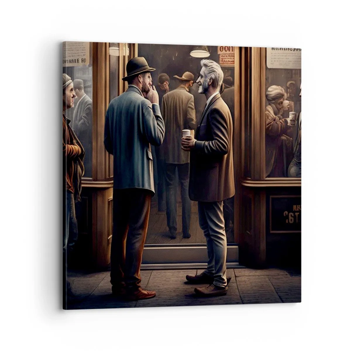 Obraz na plátně - Dobrá chvíle dne - 70x70 cm