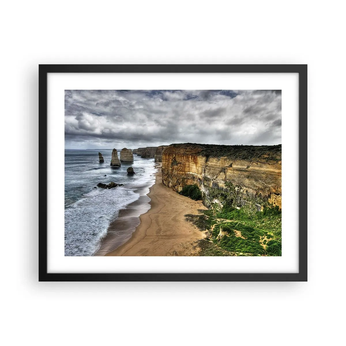 Plakát v černém rámu - Drsná krása - 50x40 cm