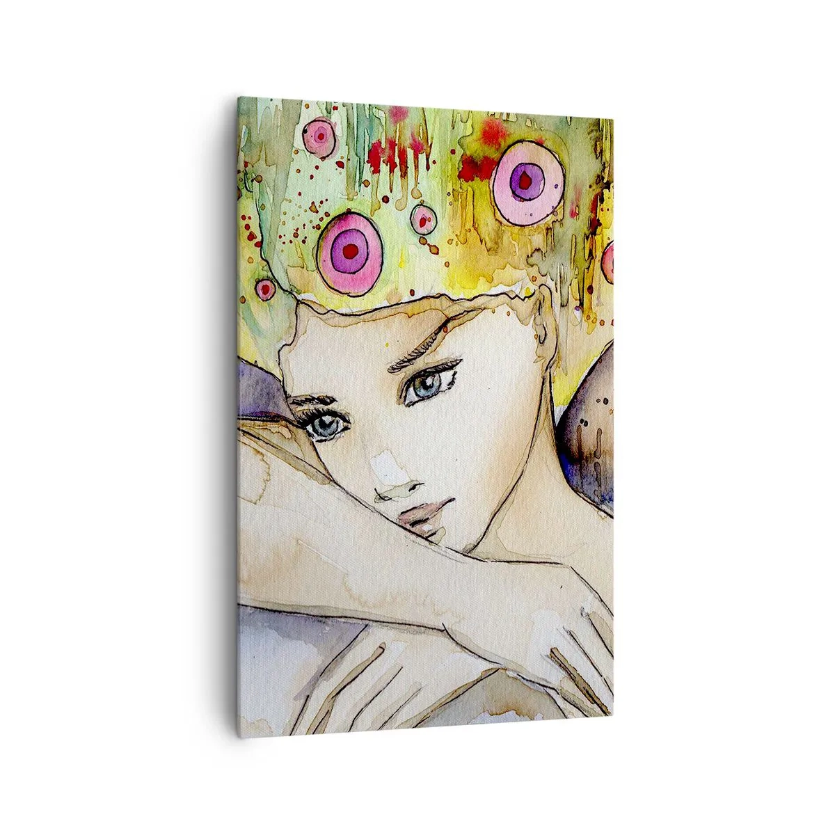 Obraz na plátně - Motýlí princezna - 80x120 cm