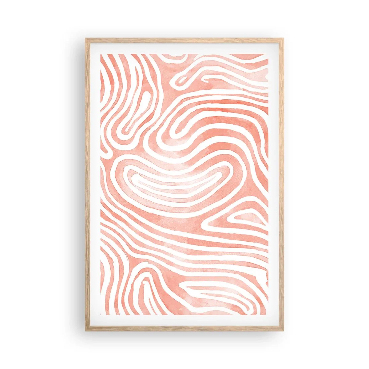 Plakát v rámu světlý dub - V korálovém labyrintu - 61x91 cm