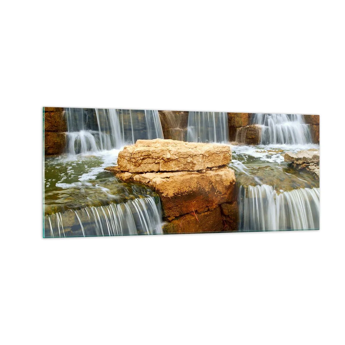 Obraz na skle - Schody do nebe - 100x40 cm