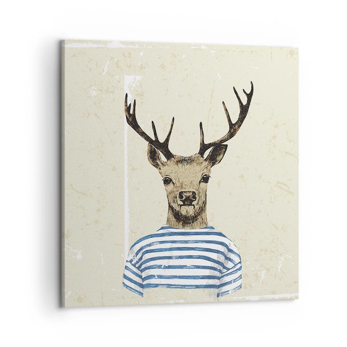 Obraz na plátně - Protože mám rád pruhované košile! - 50x50 cm