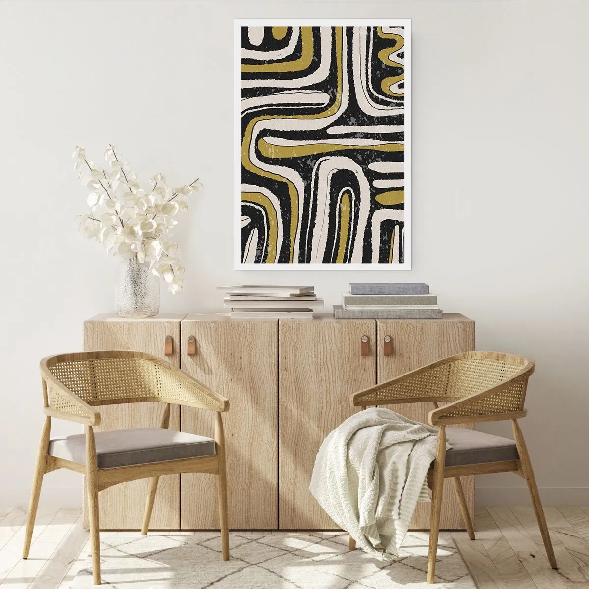 Plakát - Kompozice: trakty a uličky - 61x91 cm