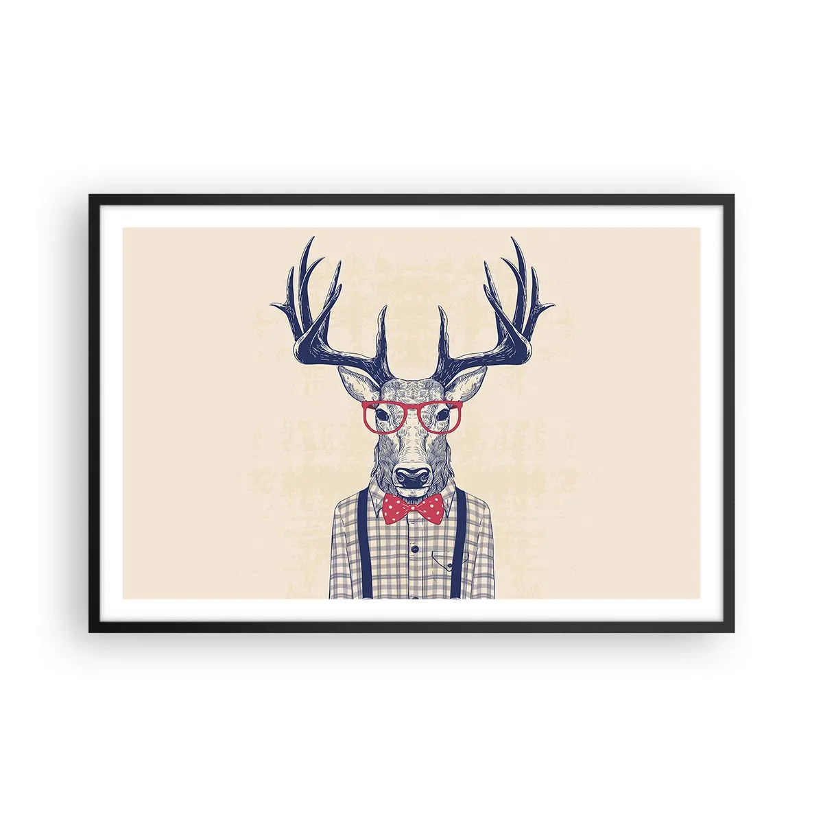 Plakát v černém rámu - Zábavná extravagance - 91x61 cm