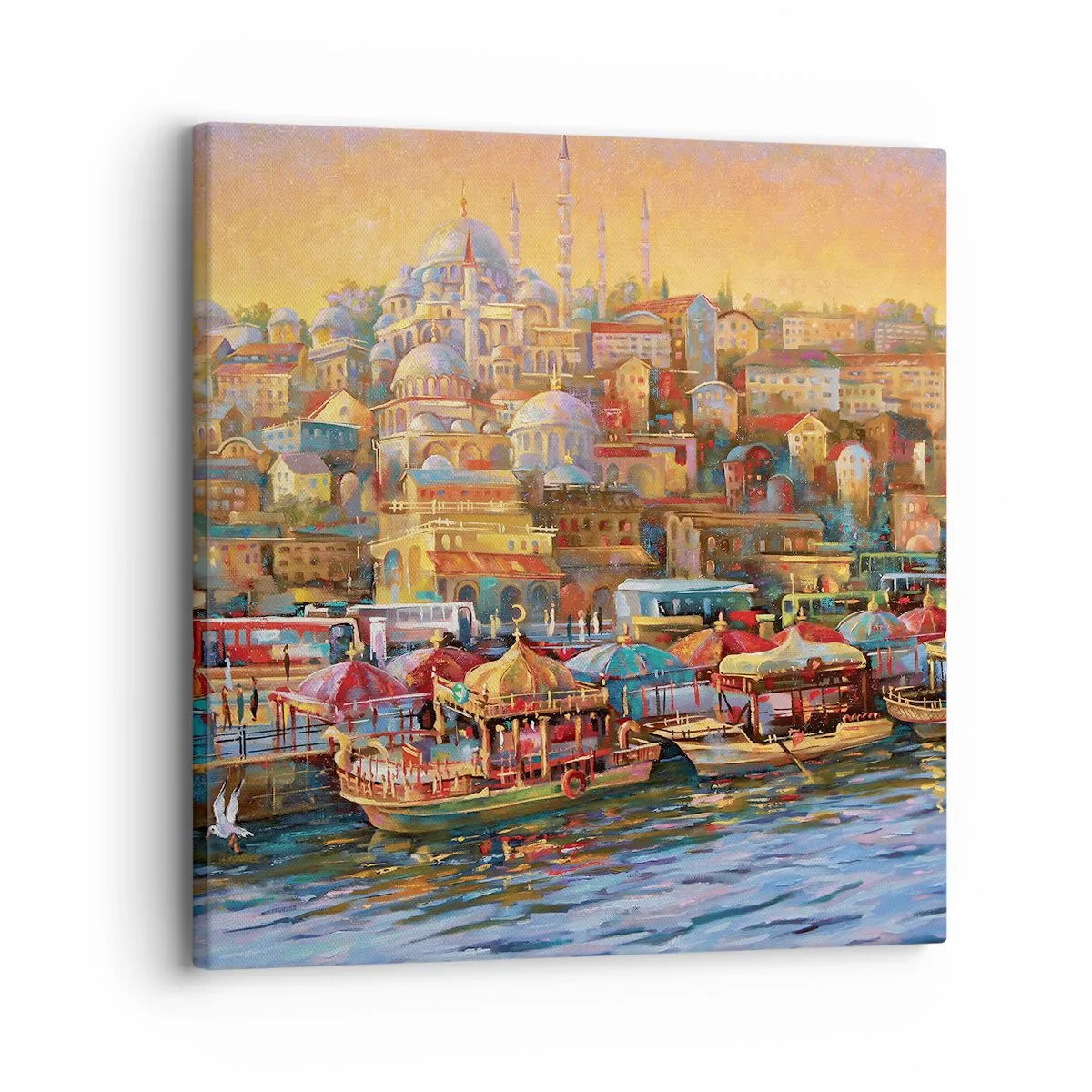 Obraz na plátně - Istanbulský příběh - 30x30 cm