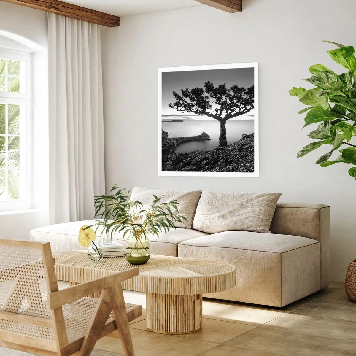 Plakát - Klid až k horizontu - 50x50 cm