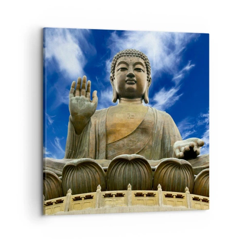 Obraz na plátně - Žij beze strachu - 60x60 cm