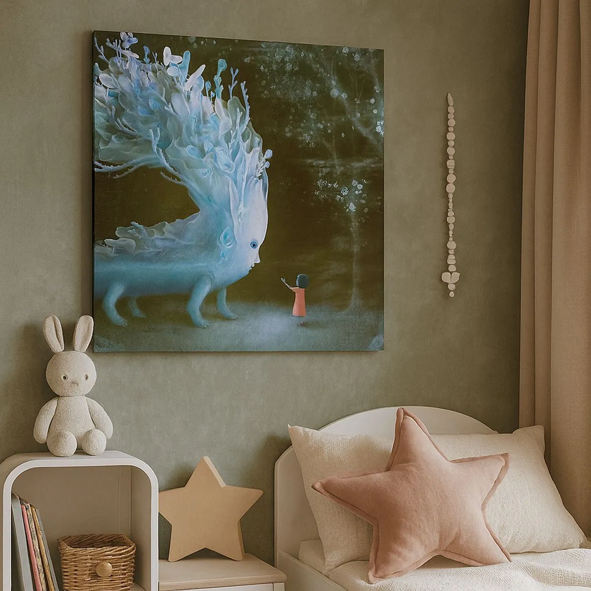 Obraz na plátně - Fantastické setkání - 30x30 cm