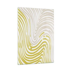 Obraz na skle - Kompozice s mírným ohybem - 50x70 cm