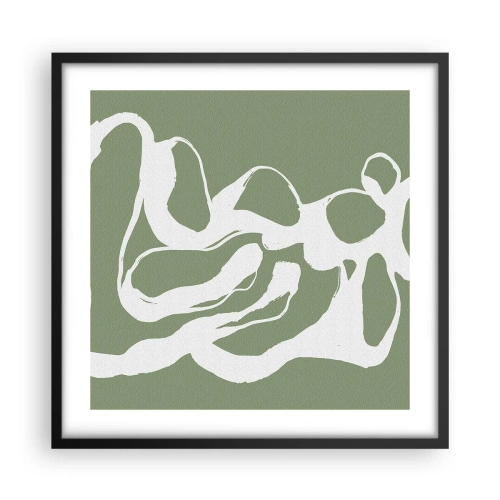 Plakát v černém rámu - Volání prostoru - 50x50 cm