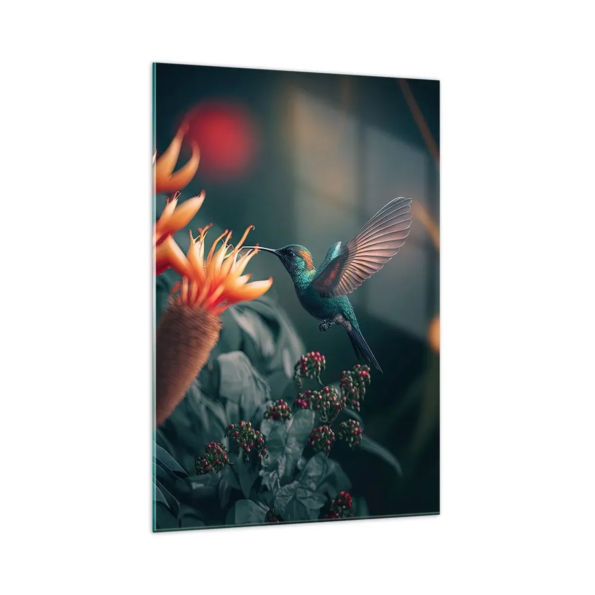 Obraz na skle - Skutečně pestrý život - 70x100 cm
