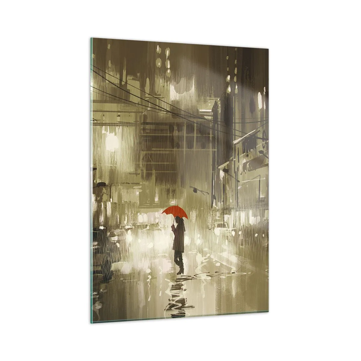 Obraz na skle - Sama, ale ne osamělá - 50x70 cm