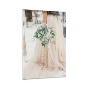 Obraz na skle - A žili šťastně až do smrti - 80x120 cm