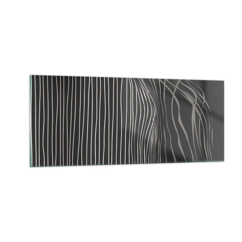 Obraz na skle - Rytmus a přízvuk - 100x40 cm
