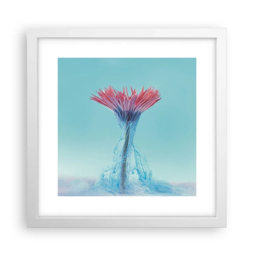Plakát v bílém rámu - V osvěžujícím objetí - 30x30 cm