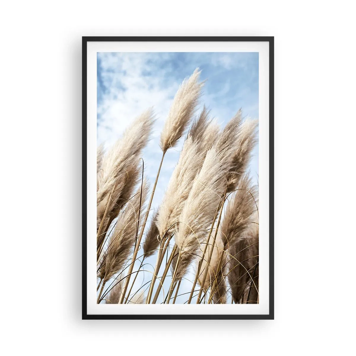Plakát v černém rámu - Slunečné a větrné pohlazení - 61x91 cm