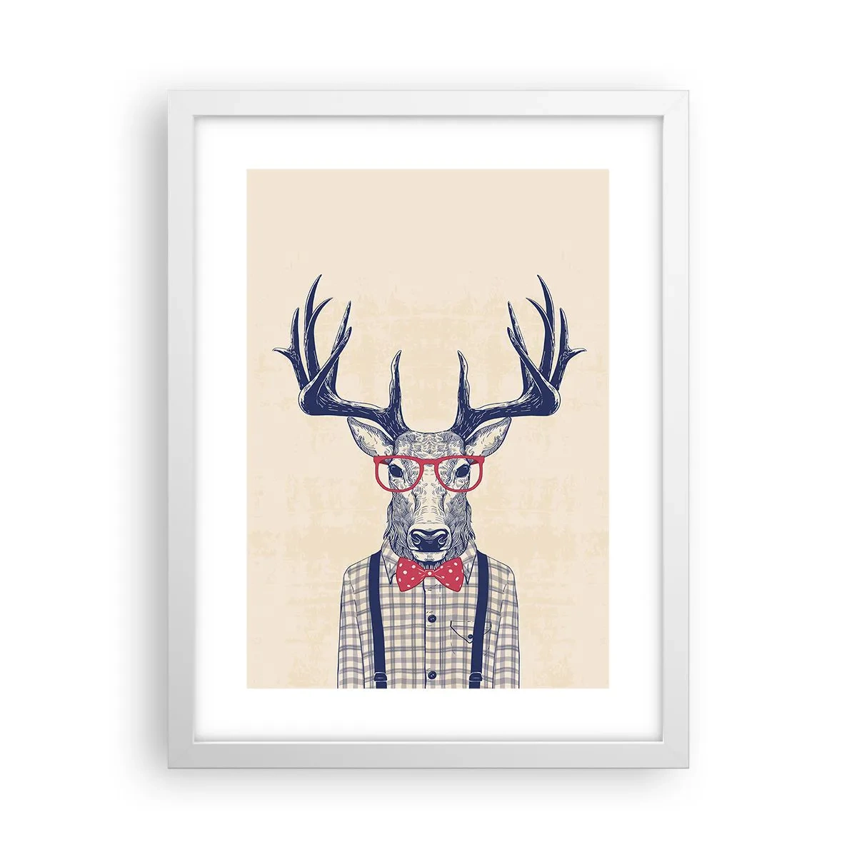 Plakát v bílém rámu - Zábavná extravagance - 30x40 cm