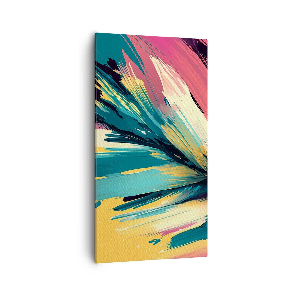 Obraz na plátně - Kompozice – exploze radosti - 55x100 cm