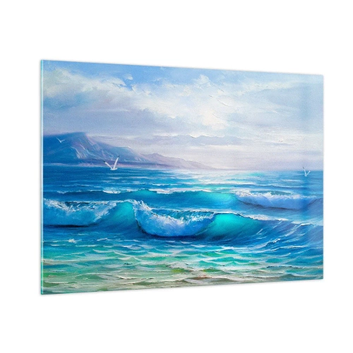 Obraz na skle - Přináší ukojení - 100x70 cm