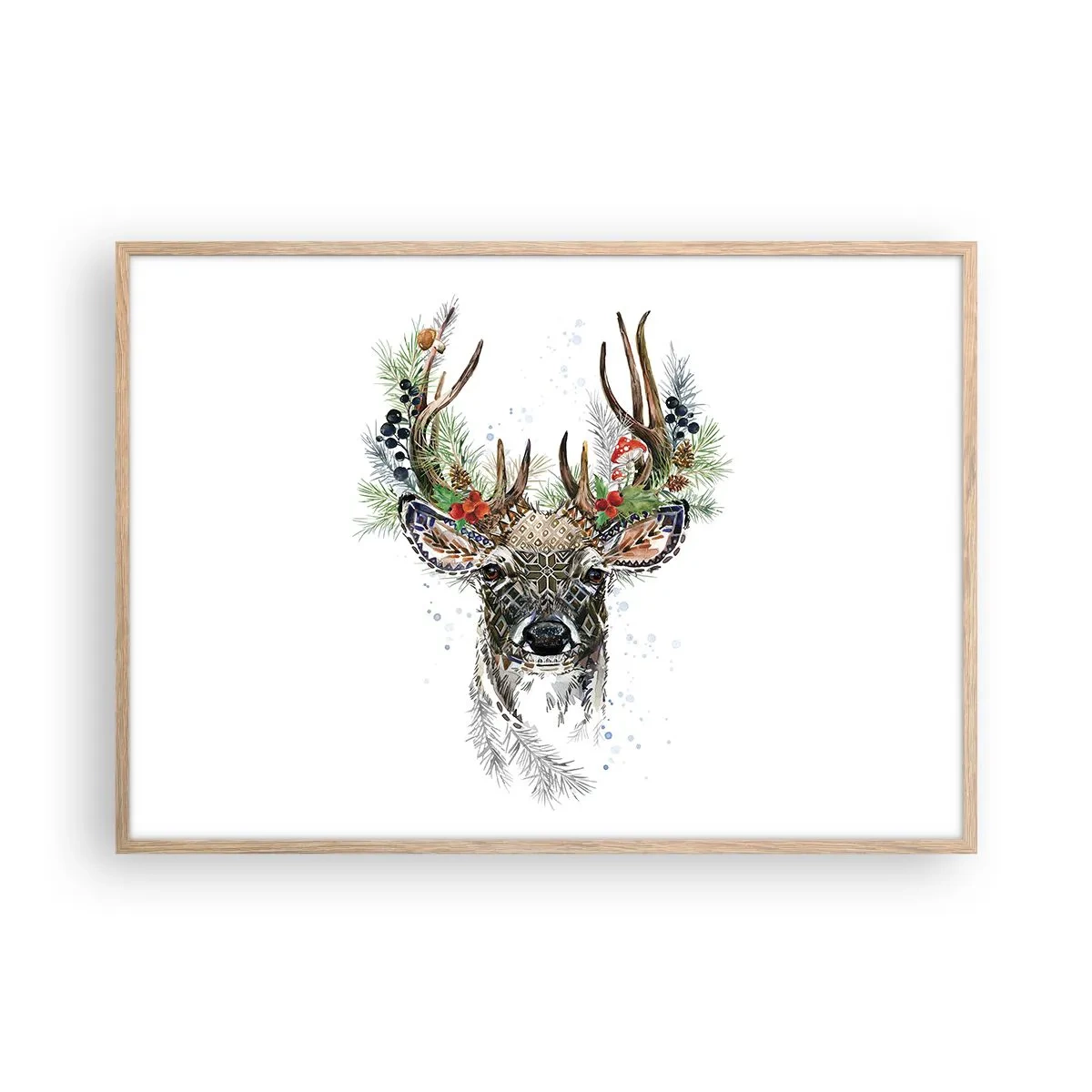 Plakát v rámu světlý dub - Ve slavnostním rouchu - 100x70 cm