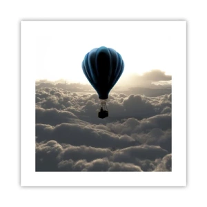 Plakát - Poutník nad oblaky - 40x40 cm