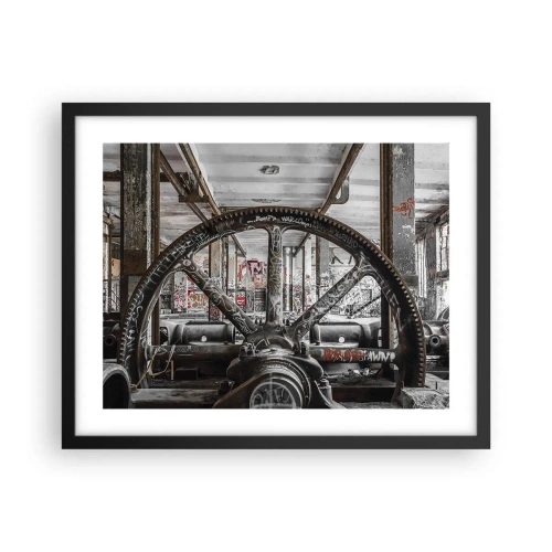 Plakát v černém rámu - Tajný život továrny - 50x40 cm